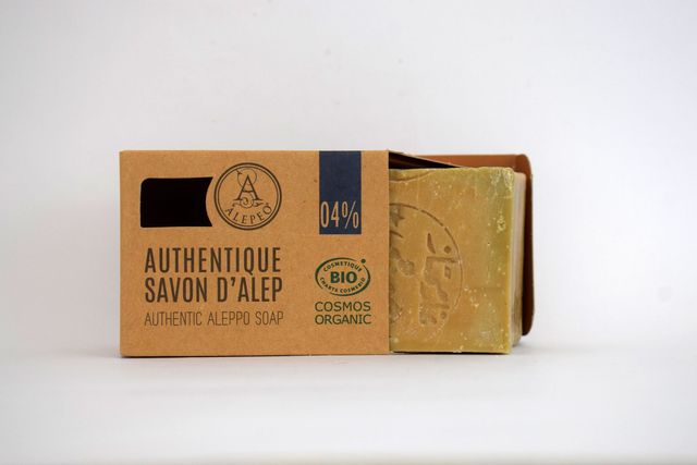 Savon d'Alep 4% quotidien  BIO