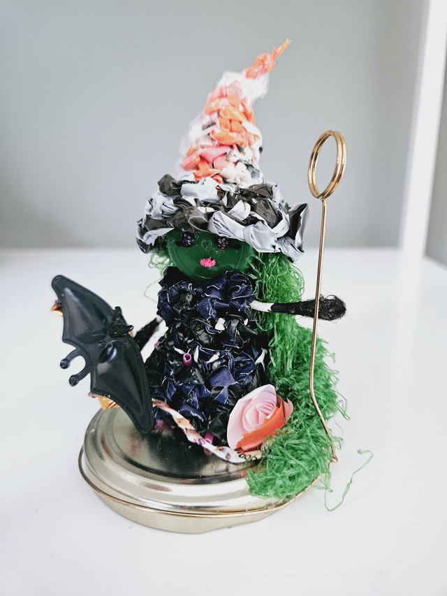 Witch Card Holder Stand Table Decor ECO Handmade