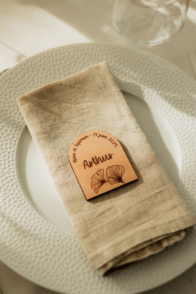 🎨 Marque place - Collection Ginkgo Bohème