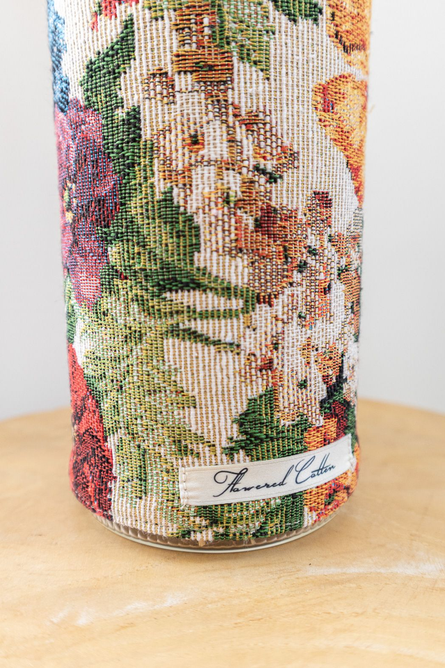 Vase - tissu vintage