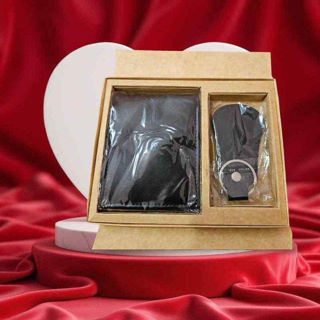 Men’s Valentine’s Luxury Wallet & Key Holder Gift Set