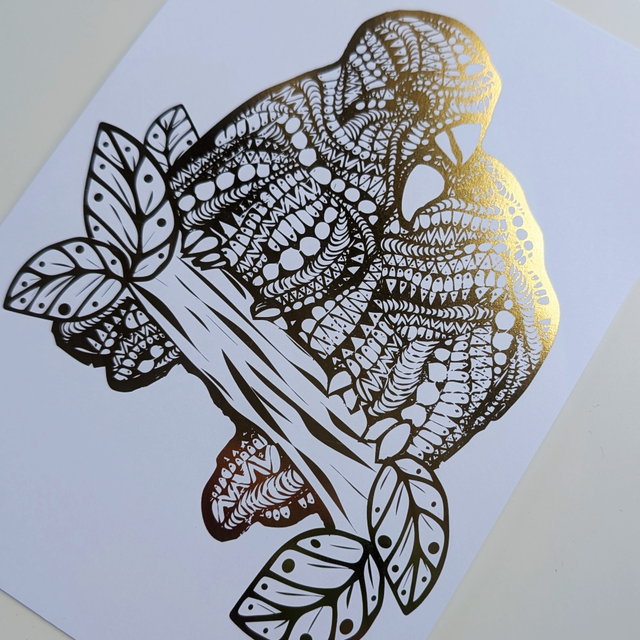 Love Birds Foil Print