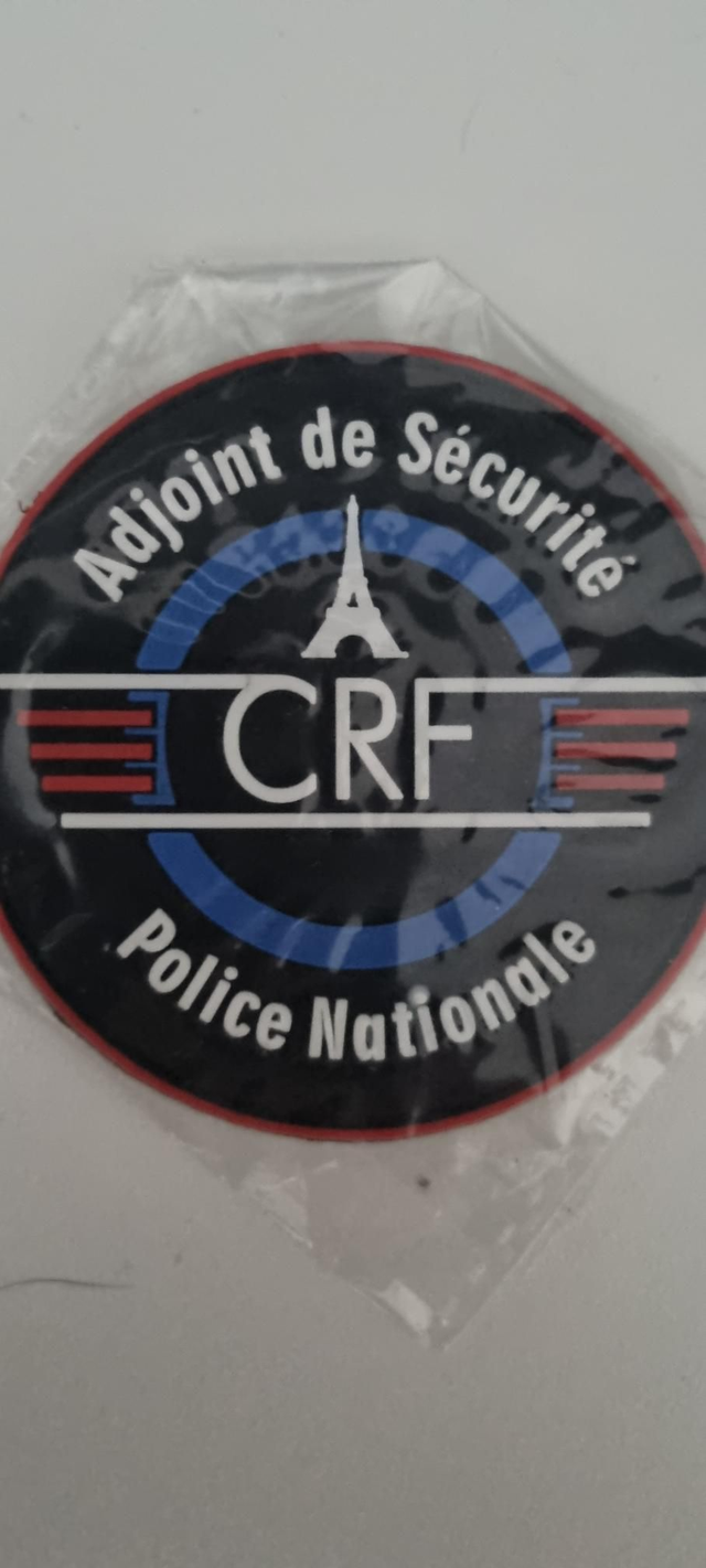 CRF Adjoint De Sécurité ADS Police Nationale PVC 
