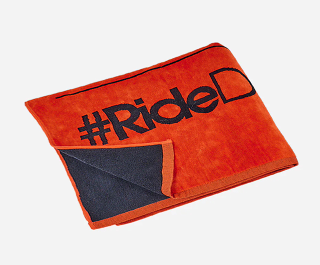 SERVIETTE DE BAIN WATTS WIPE - ORANGE FLUO &amp; NOIR