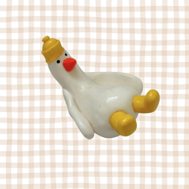Lying Down Duck