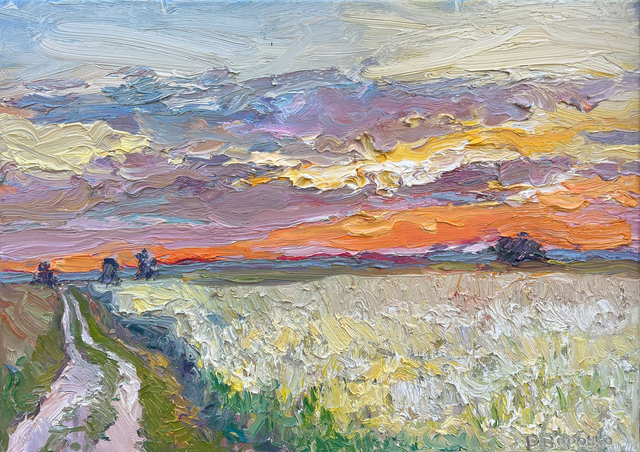 „Die flüsternden Felder“ – Öl auf Leinwand, 50 × 70 cm