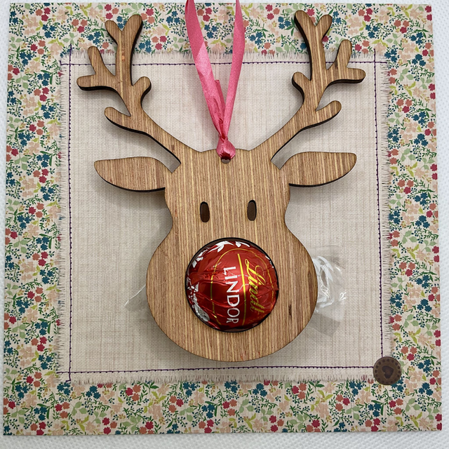 Wooden Christmas decorations. Handmade hanging decorations.
