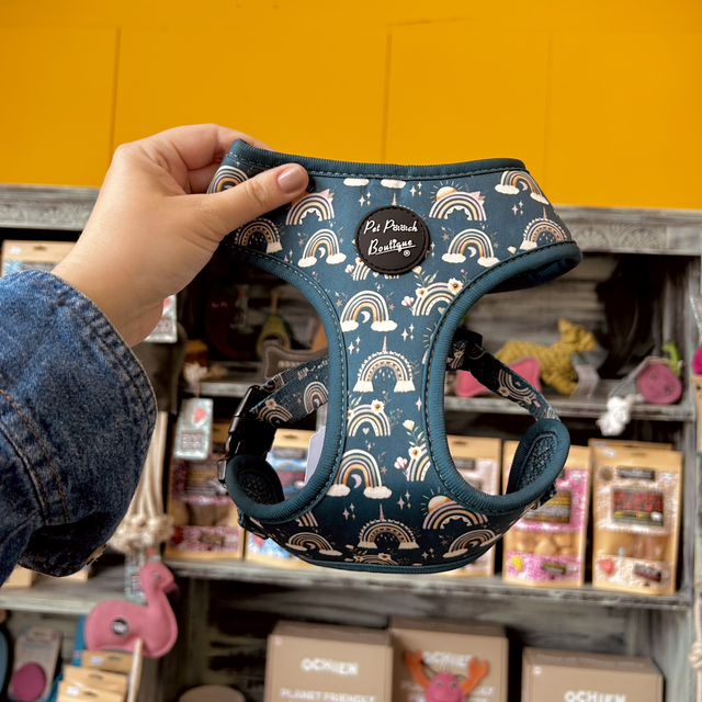 Pet Pooch Boutique Rainbow In The Forest Dog Harness - Medium