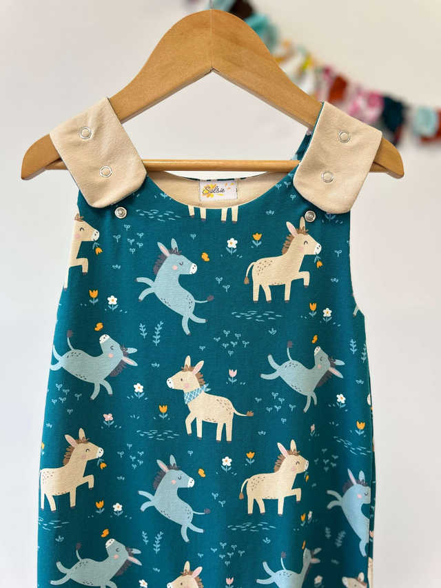 Salopette évolutive longue «Mon petit âne»