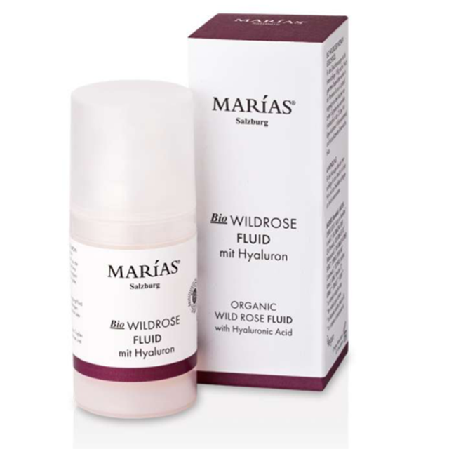 Bio Wildrose Fluid mit Hyaluron, 30 ml