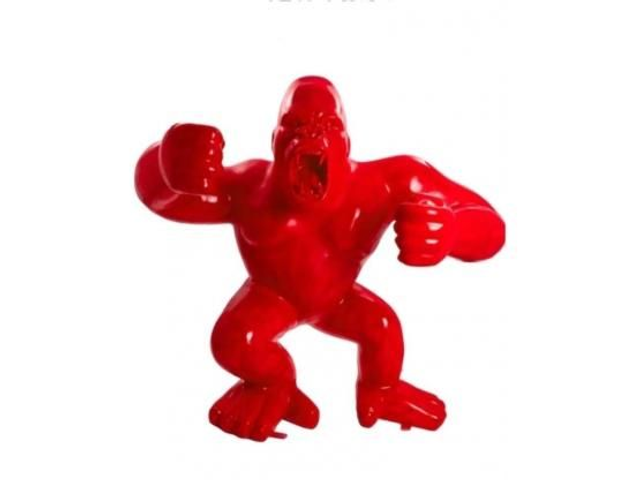 SCULPTURE KONG XXL180 CM ROUGE 