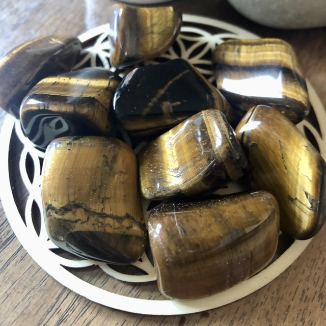 Pierre roulée Oeil du Tigre A 