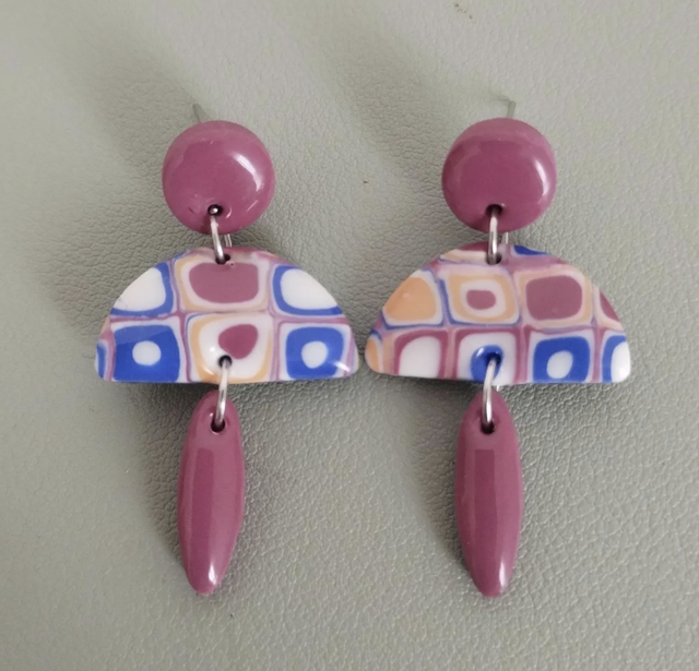 Baham semicírculo granate