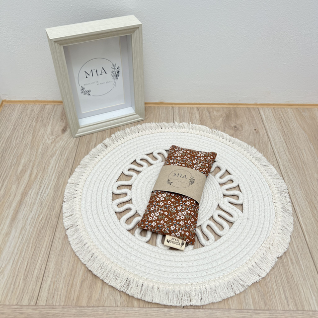 Bouillotte Mini prairie sur fond brun