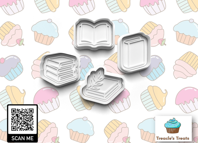 Books Fondant/cookie stamps with cutters