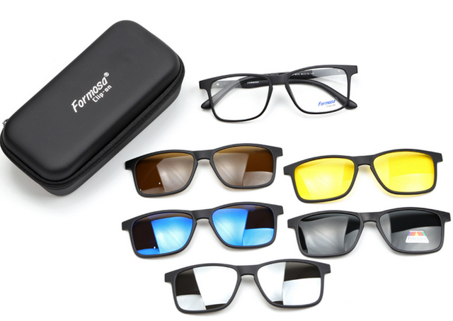 Armazón con 5 Clip-on Formosa 5FM10