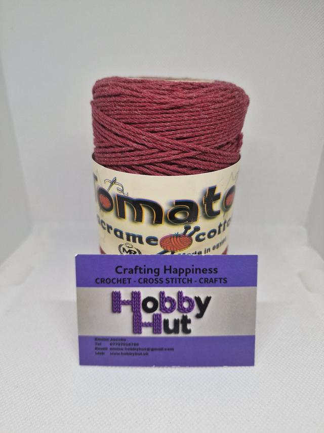 Tomato Macrame Cotton 2mm - Red 