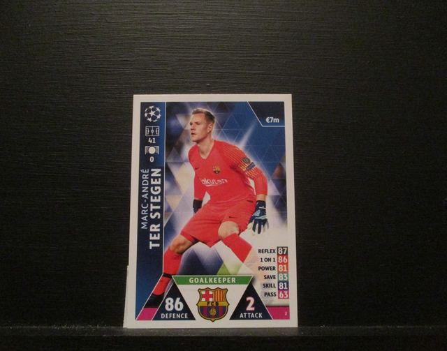 Marc-Andre Ter Stegen - UEFA Champions League Match Attax 2018/19 Original Trading Card #2