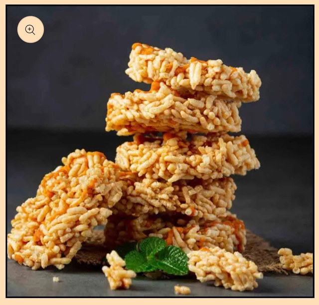 Crispy Rice crackers ข้าวแต๋น