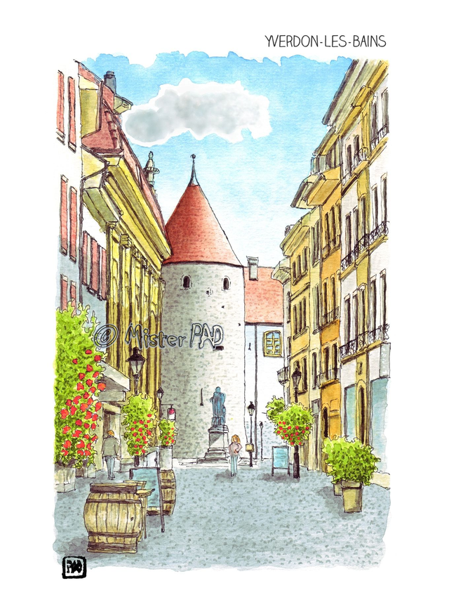 6 - Yverdon-les-Bains, le château / The castle