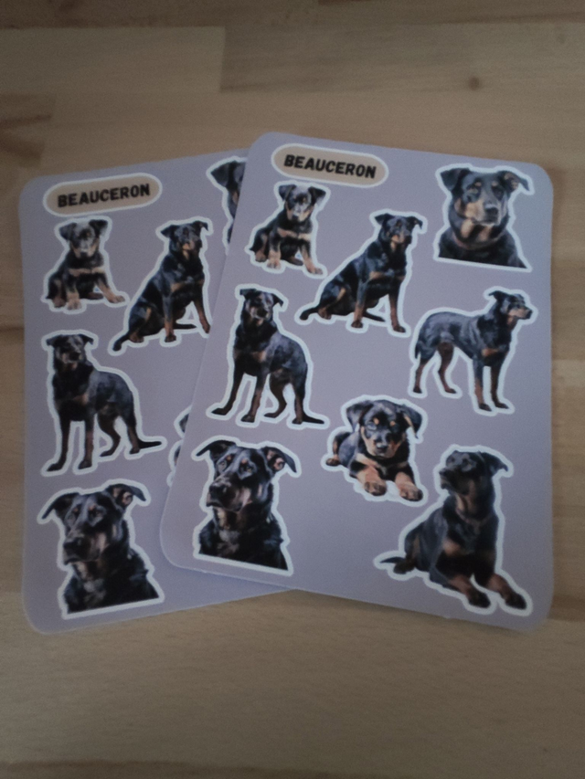 Planche stickers Beauceron