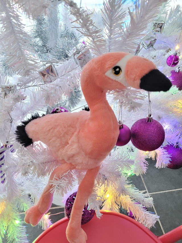 Rosie Le Flamant Rose 16 cm - Marque Keeleco