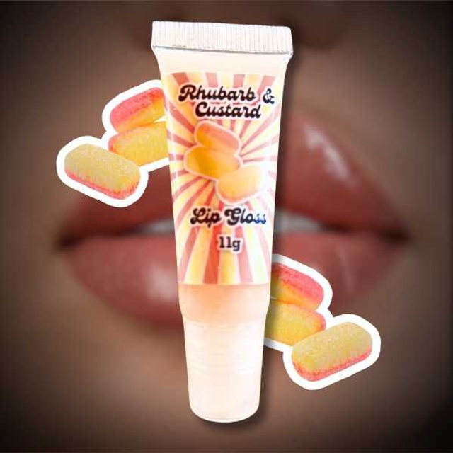 Rhubarb &amp; Custard Lip Gloss (11g)
