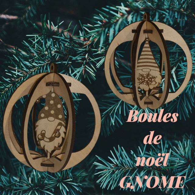 Boule de noël gnome