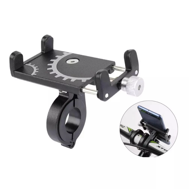 Suporte Para Celular GPS Bike Bicicleta E Moto Em Aluminio