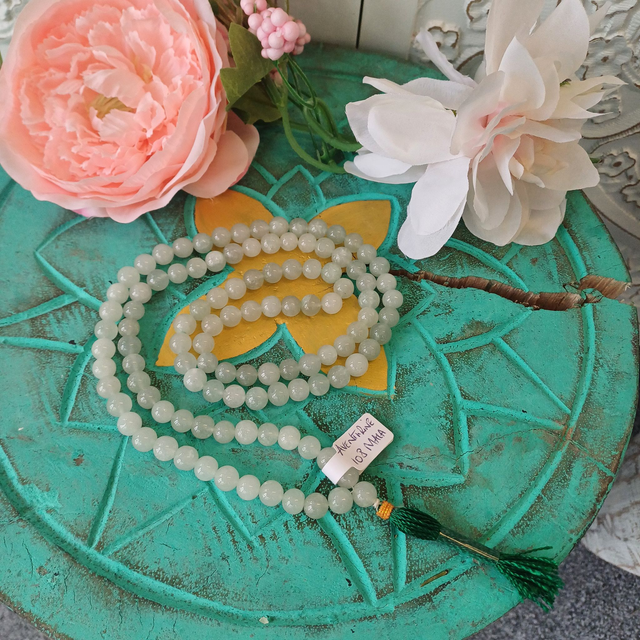 Mala Beads 108 - Light Aventurine