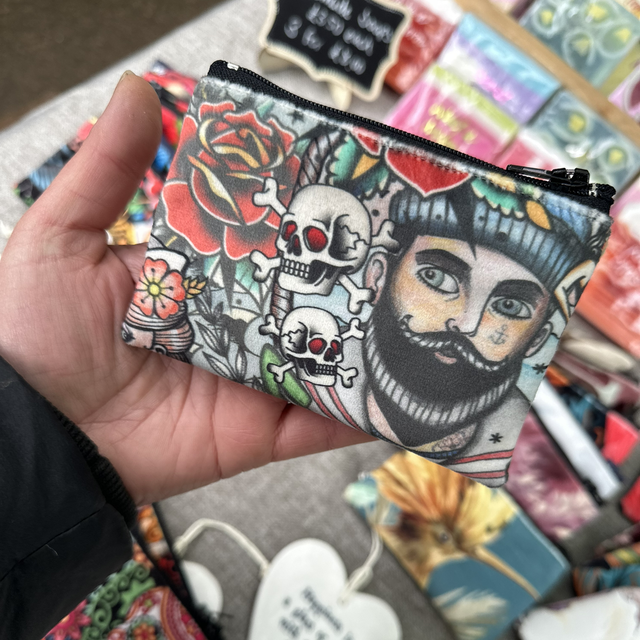 Handmade “Seagirl” coin purse 