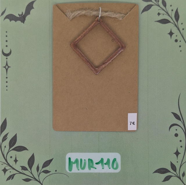 MUR10 Pendentif Losange 