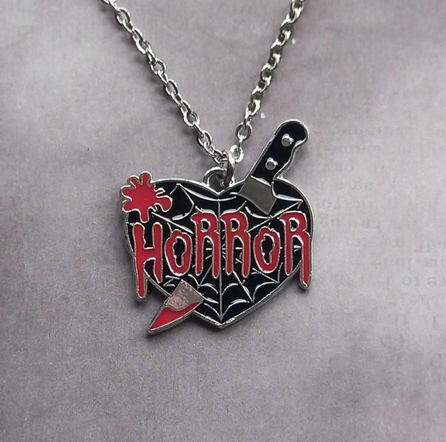 Horror Heart Necklace 