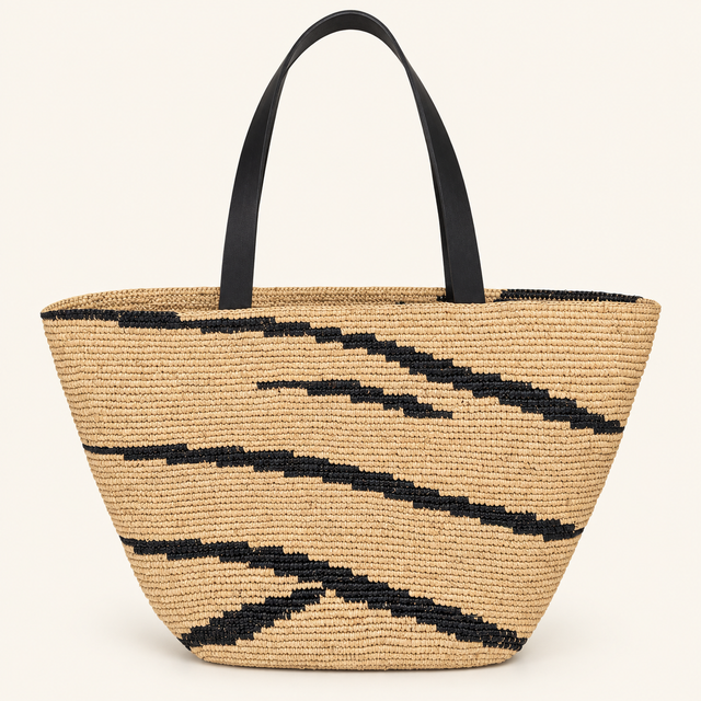 Sac Safari en raphia de Madagascar
