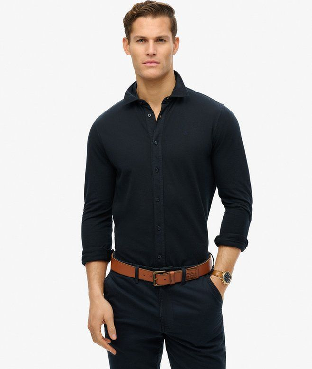 94333466 - Superdry Camicia a maniche lunghe Vintage Destroy Pique