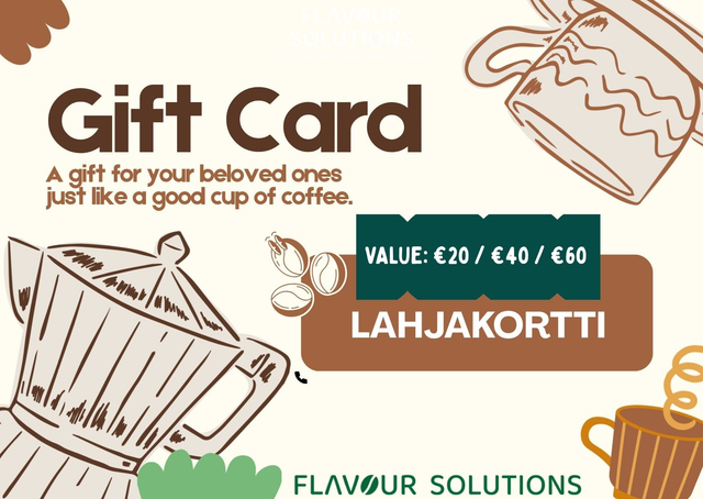 Giftcard €20 / €40 / €60