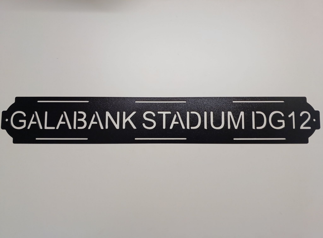 Galabank Stadium DG12 Sign