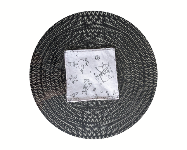 Feuille à colorier carte aux trésors