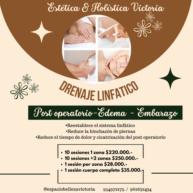 Drenaje linfático terapéutico y post operatorio 