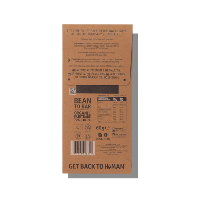 Hu Organic Salty Dark Chocolate Bar