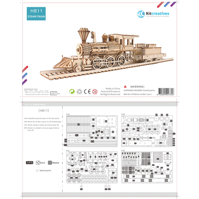 251057 bouwpakket trein