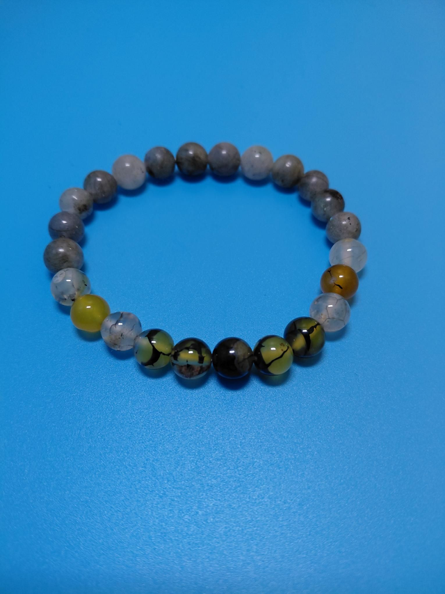 Yellow Dragon Vein &amp; Labradorite 