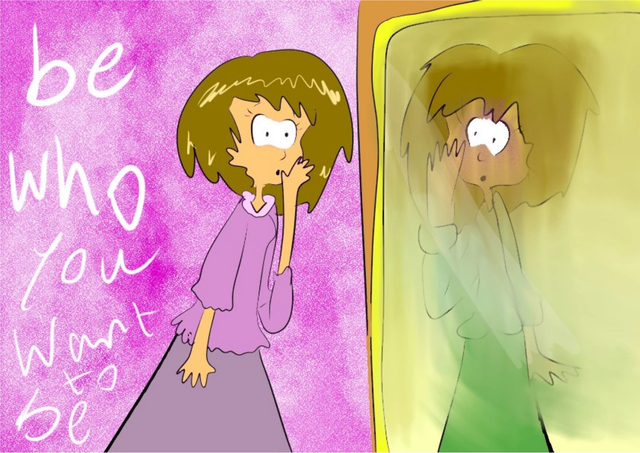 Be who you want to be - card