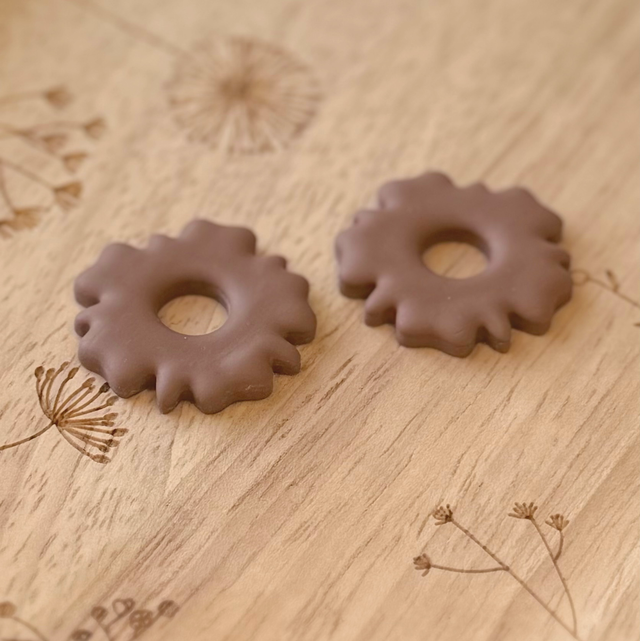 Pampilles grosse fleurs (Fushia) 