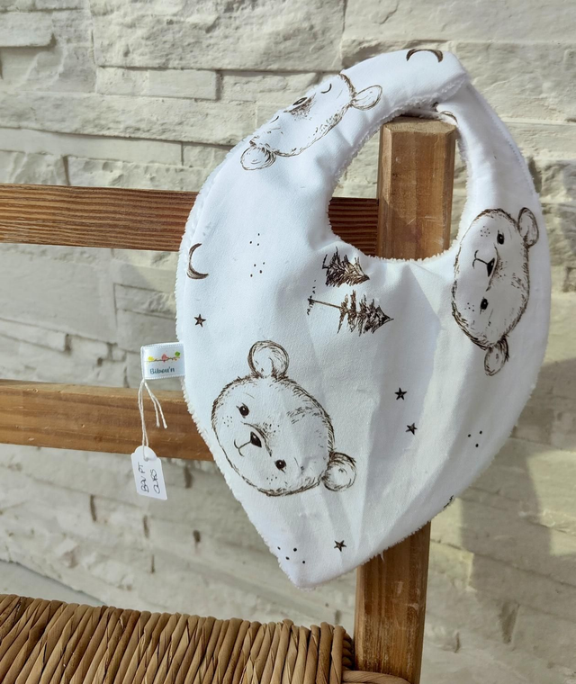 Bavoir bandana Ourson 
