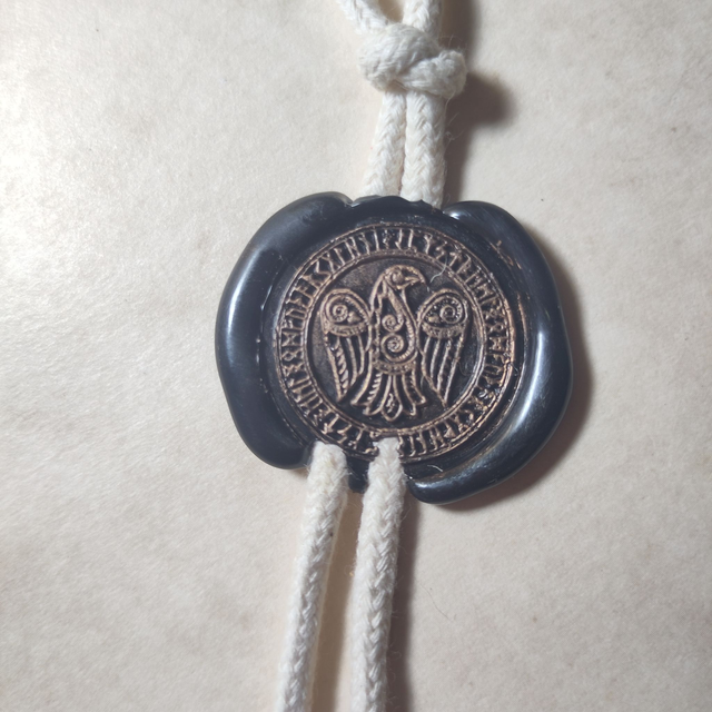 Sceau Corbeau et runes