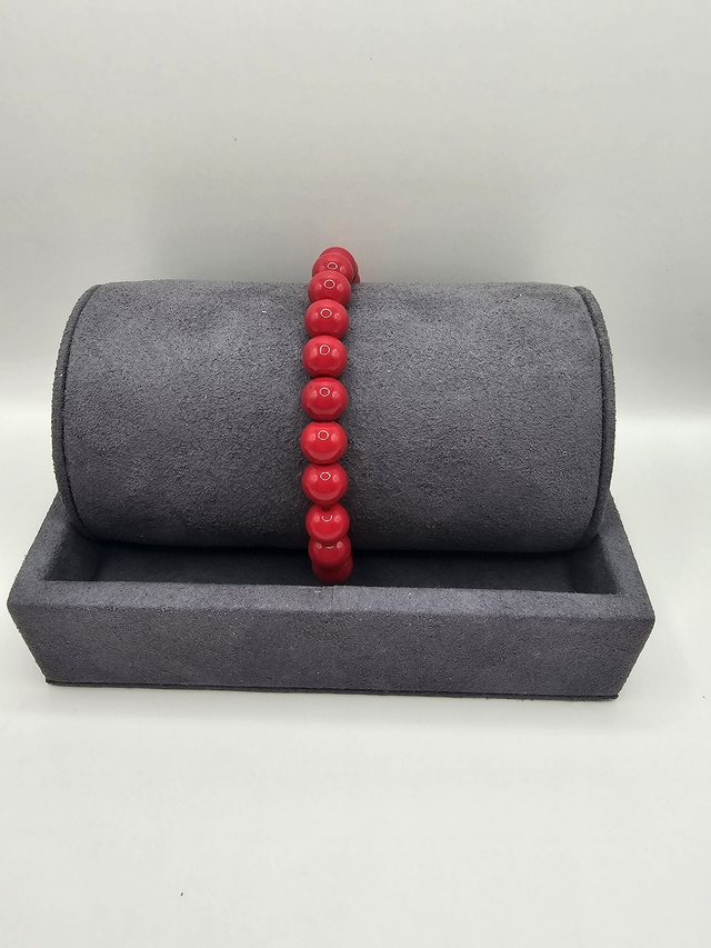 Ladies Red Coral Bracelet.