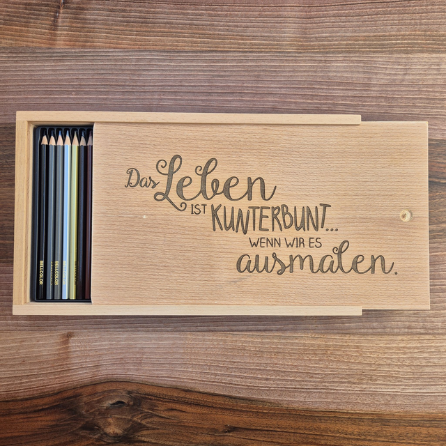 Farbstiftschachtel inkl. 40 Farbstifte