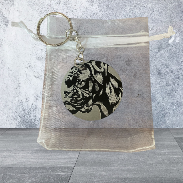 Aluminum Keyring - Boxer