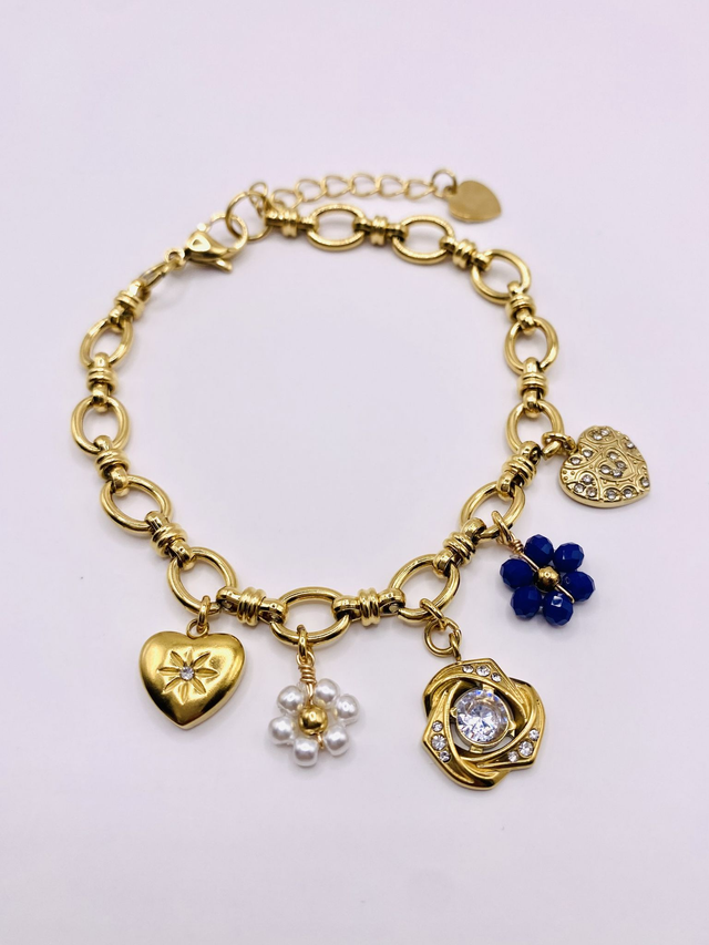 Bracelet charms Agnès